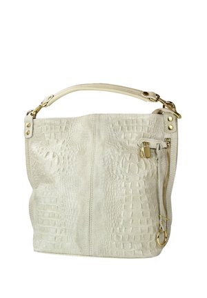 KROKO-PRÄGUNG - Tote bag - beige
