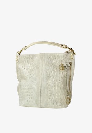 DrachenLeder KROKO-PRÄGUNG - Tote bag - beige