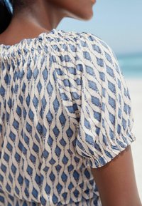 Next REGULAR FIT - SHORT SLEEVE  - Blus - blue print