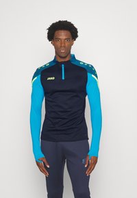 JAKO ZIP PERFORMANCE - Langarmshirt - marine/blau