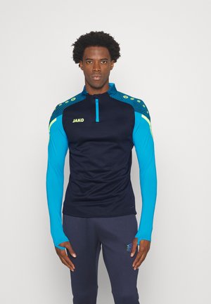 ZIP PERFORMANCE - T-shirt à manches longues - marine/blau