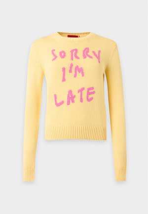 MAX&Co., Pullover - giallo/rosa