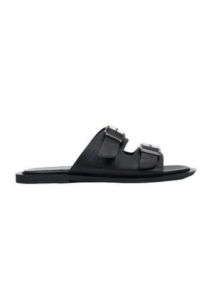Pantolette flach - black