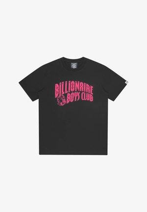 Billionaire Boys Club, SMALL ARCH LOGO HIGHLIGHT - Camiseta estampada - black with pink logo