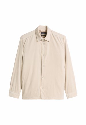 Marc O'Polo, MARC O'POLO CORD-OVERSHIRT REGULAR MIT LEICHTER WATTIERUNG   - Light jacket - linen beige