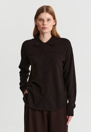 TATUUM, ELARA - Chemisier - deep dark brown