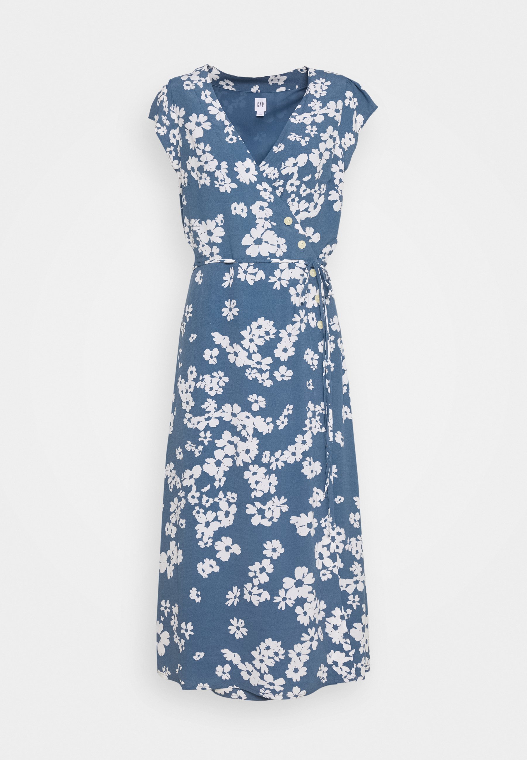 GAP SIDE WRAP Kjole blueblå Zalando.no GAP Kjole - blue