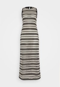 OBJARTHINE STRAIGHT ANKEL DRESS  - Maxi dress - black/sandshell