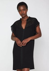 Maison 123 MARGOT BRODEE Robe de jour noir