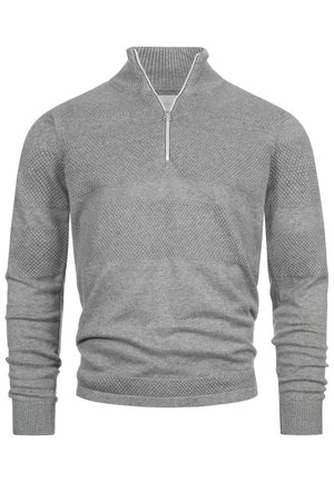 HANNES HALF - Strickpullover - lt grey mix