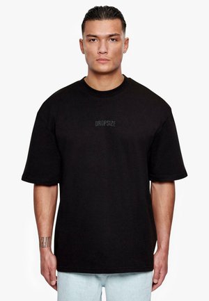 CURVED HD LOGO - T-shirt basique - black