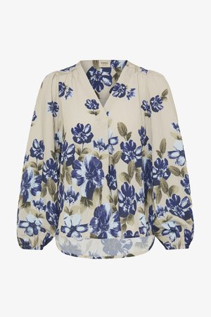 Fransa, FRCARRIE BL - Blusa - petal poise ice water