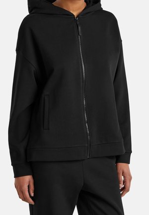 Mikina na zip - black