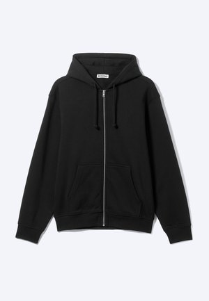 Weekday, Felpa con zip - black