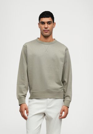 SLHRELAXLUKE CREW NECK - Sportinis megztinis - vetiver