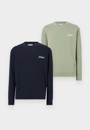 JJBEAU CREW NECK 2 PACK - Sweatshirt - iceberg green/sky captain