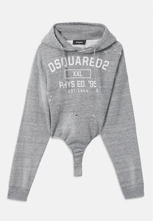 BODYSUIT HOODIE - Sudadera - grey melange