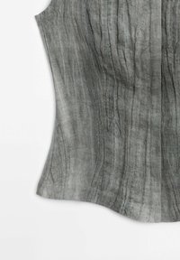Massimo Dutti FABRIC - Blouse - grey