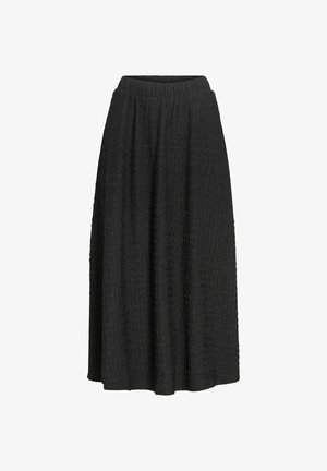 VILA, MAXI SKIRT VIMONERA HIGH WAIST - Jupe trapèze - black beauty