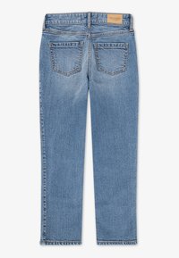 Abercrombie & Fitch HIGH RISE 90S STRAIGHT - Jean droit - twilight