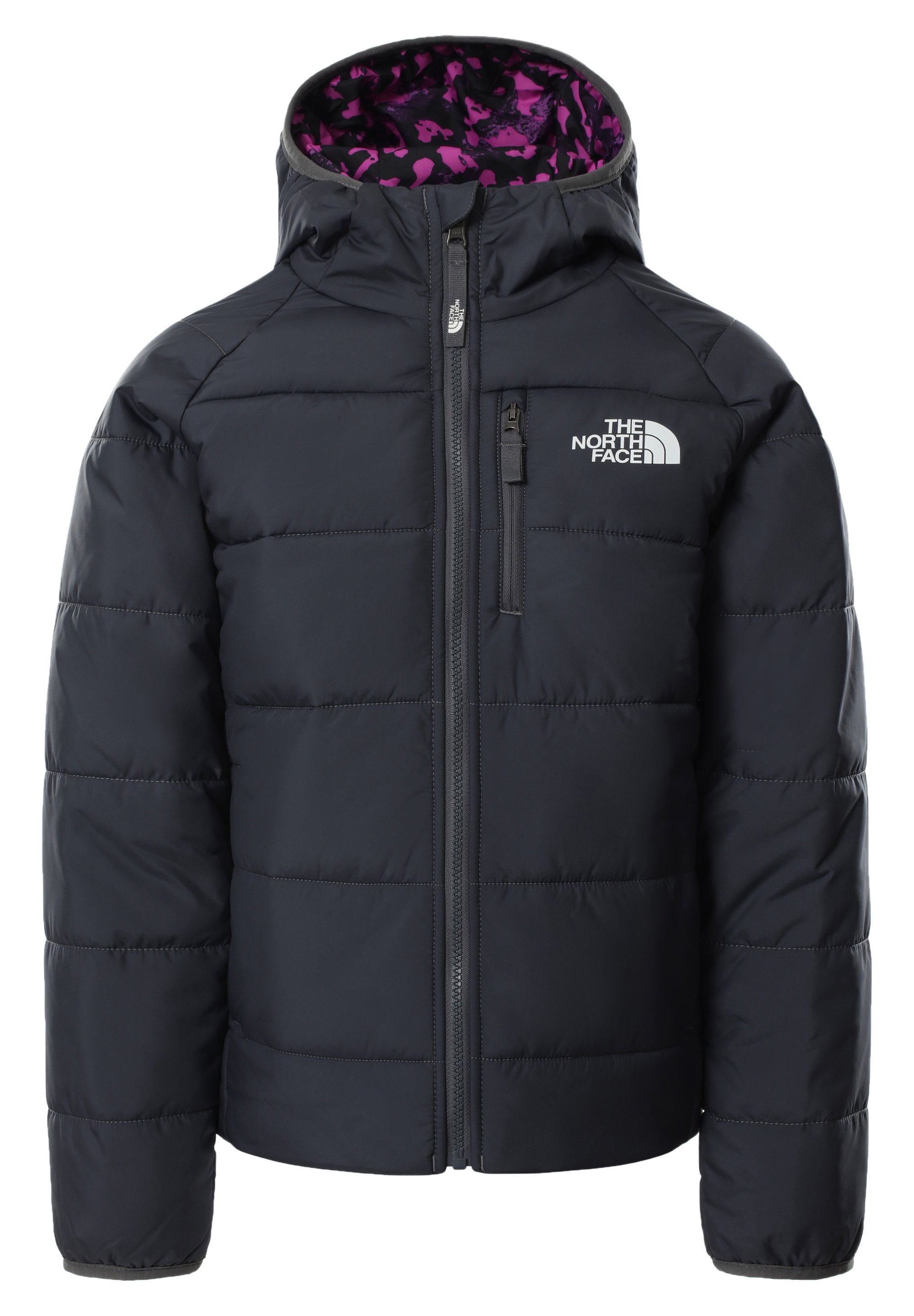The North Face Reversible Winterjacke Vndsgry Swtvltarctdftprnt Schwarz Meliert Zalando De