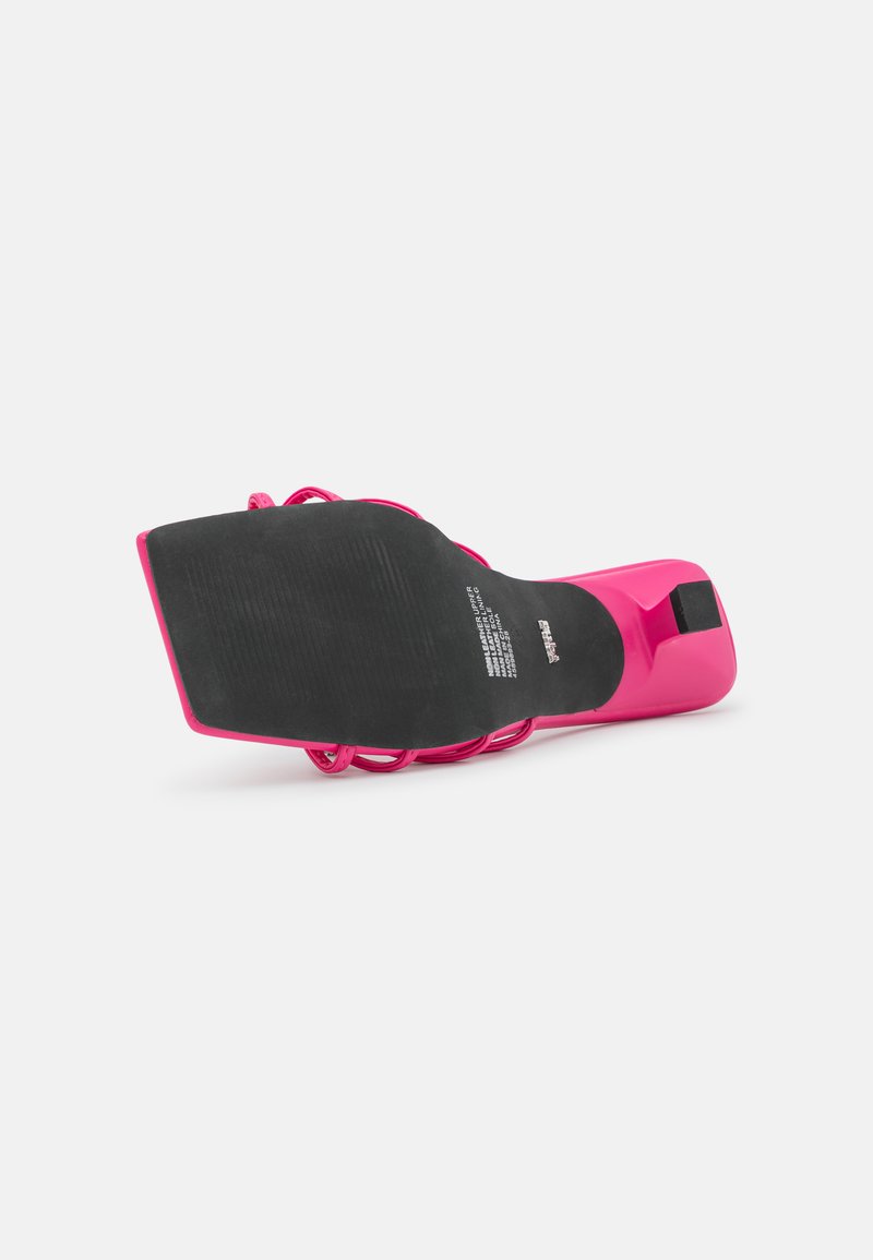 Damen Flache Pantoletten | Rubi Shoes by Cotton On JEN KITTEN MULE Pantolette hoch fuschia/pink - ST78012 Damen Flache Pantoletten | Rubi Shoes by Cotton On JEN KITTEN MULE Pantolette hoch fuschia/pink - ST78012