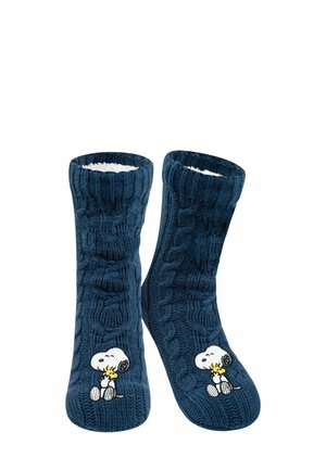 THE PEANUTS HÜTTEN HAUS KUSCHEL - Socks - dunkelblau