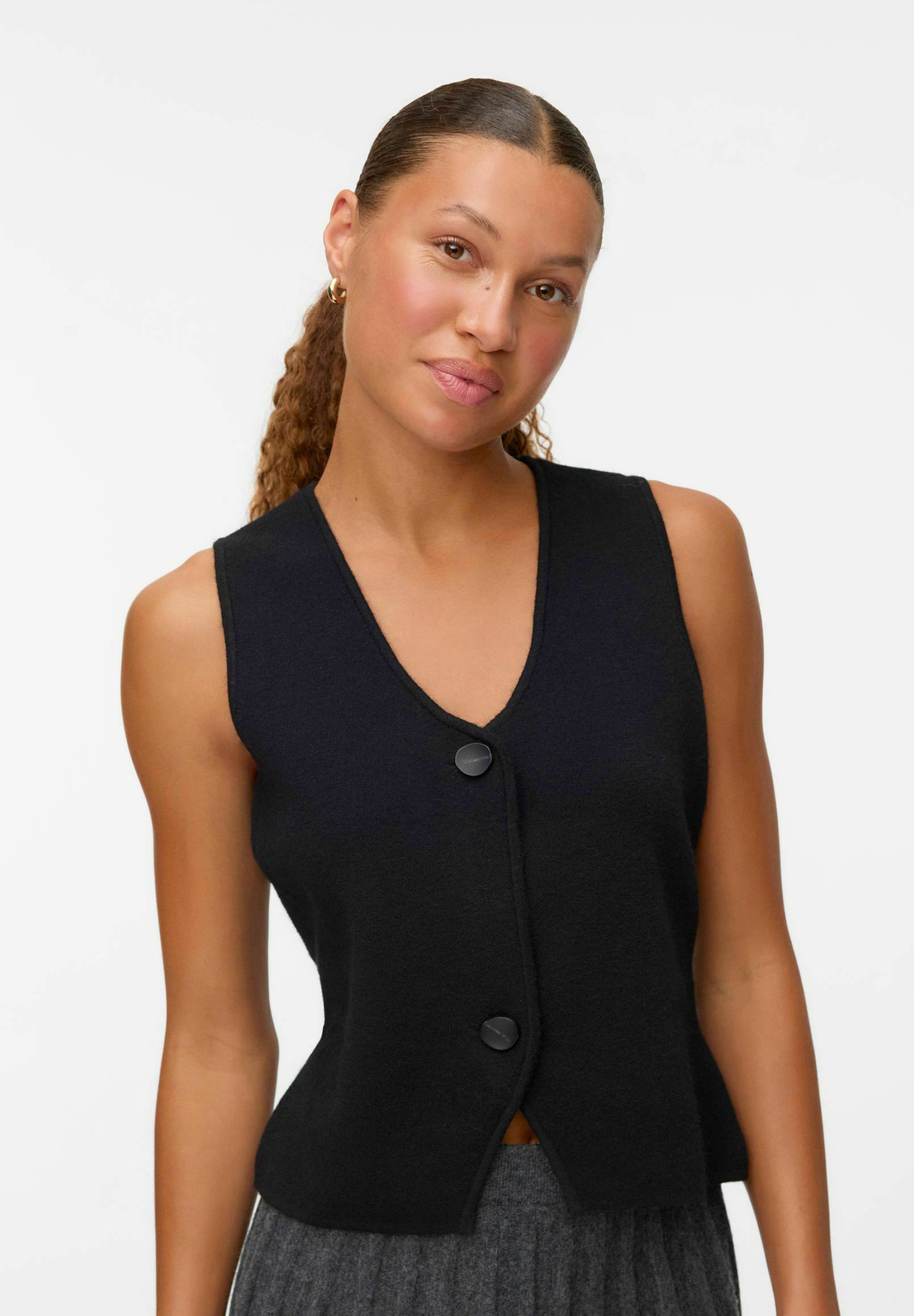 Vero Moda Chaleco black/negro