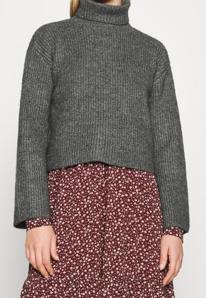 Jumper - mottled dark grey