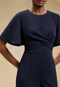 Lipsy CROSS FRONT FLUTTER SLEEVE - Haalari - navy