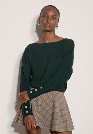 Apricot, SOFT JERSEY KNIT TOP - Jersey de punto - green