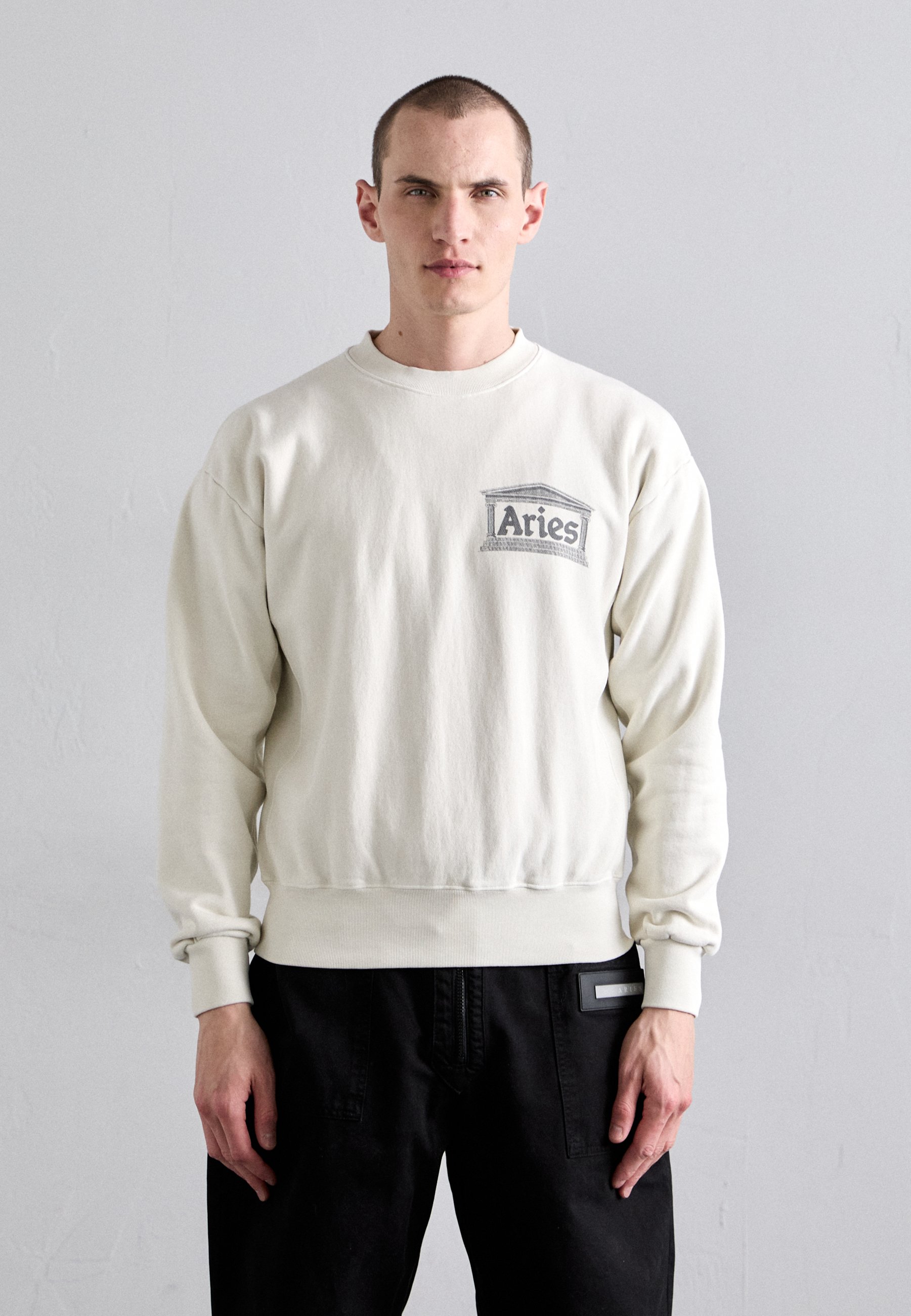 Aries PREMIUM AGED TEMPLE - Sweatshirt - off white/light