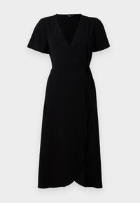 ONLCALI MIDI WRAP DRESS - Vapaa-ajan mekko - black