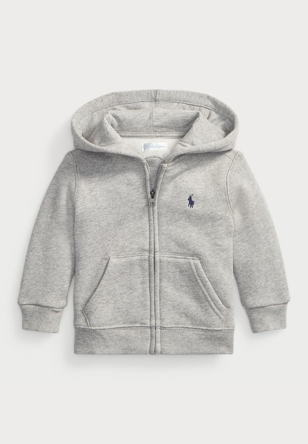 FLEECE FULL ZIP HOODIE - Zip-up sweatshirt - dark heather