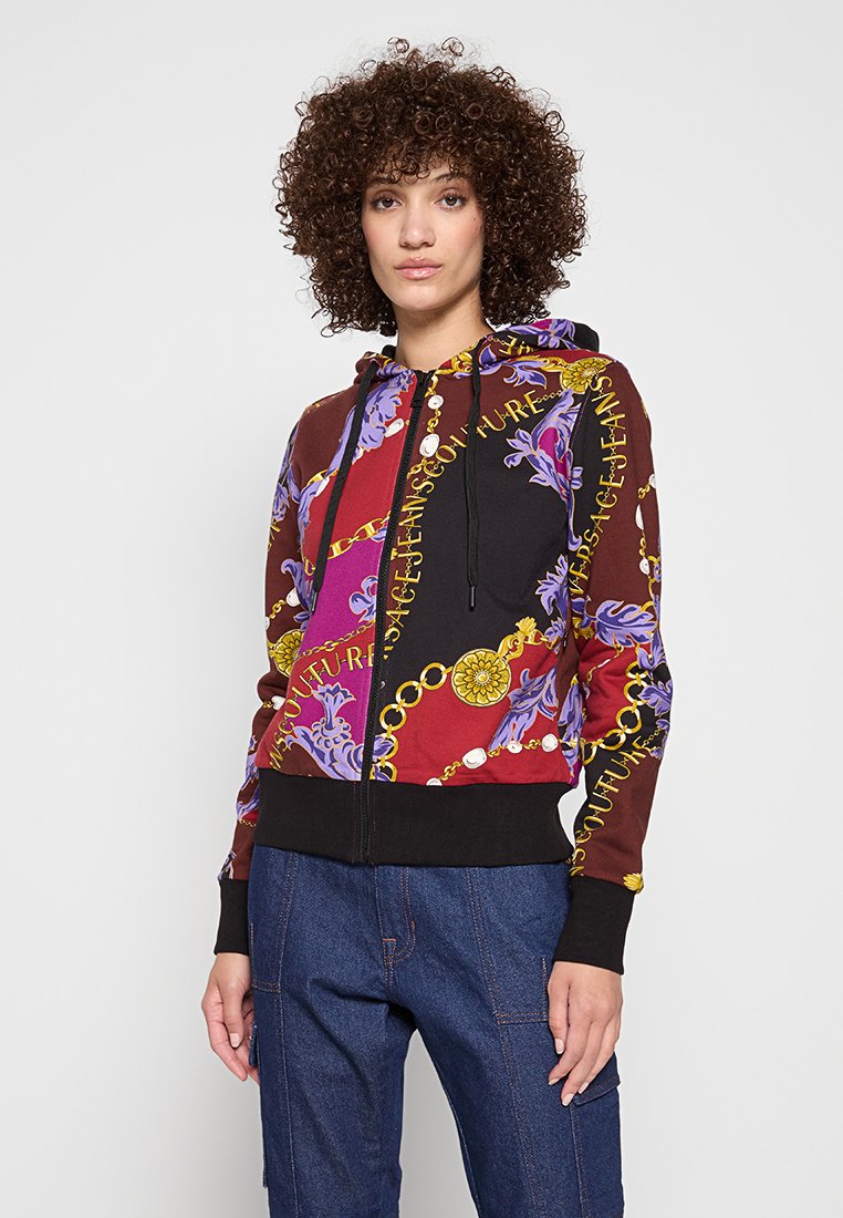 Versace Jeans Couture Sweater met rits meerkleurig Versace Jeans Couture Sweater met rits meerkleurig
