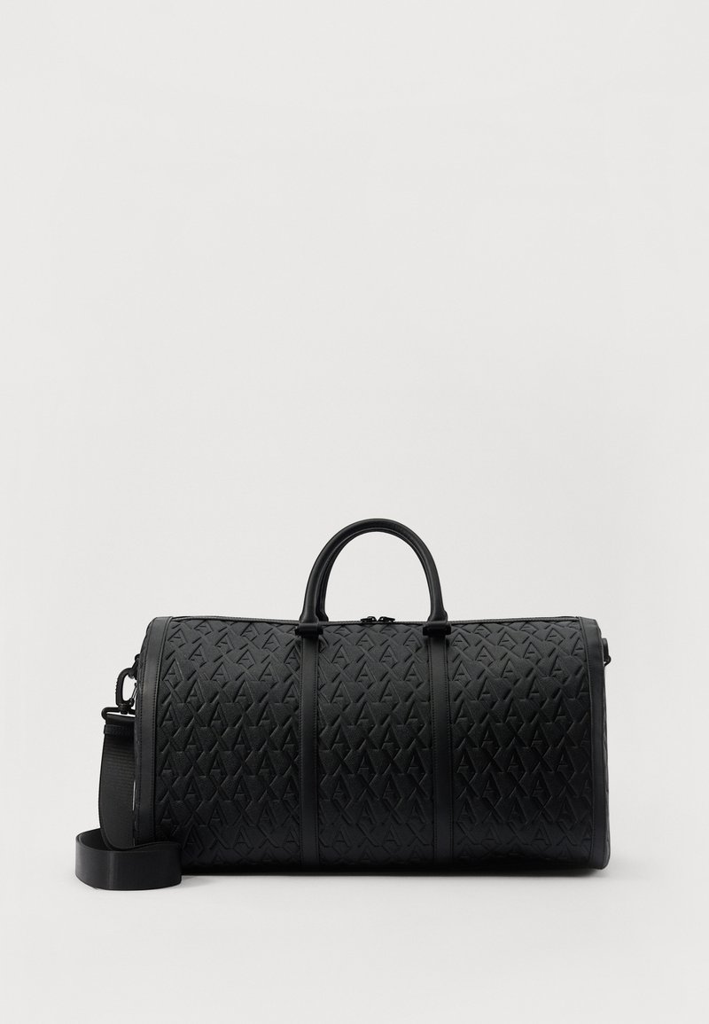 Armani Exchange LIAM HOLDALL UNISEX - Kelioninis krepšys - black beauty