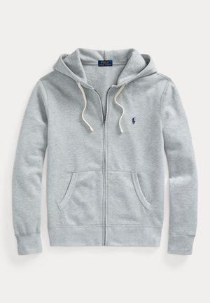 THE RL FLEECE FULL-ZIP HOODIE - Φούτερ με κουκούλα - andover heather