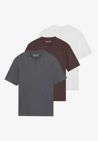 Unselected, white/dark grey/dark brown
