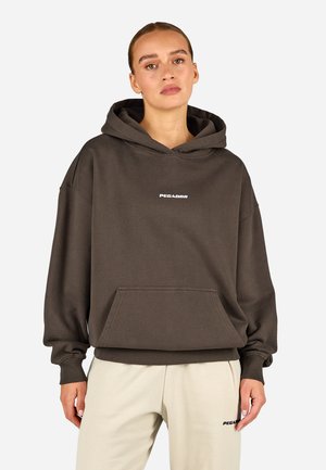 CLARITA - Sweatshirt - washed walnut brown white