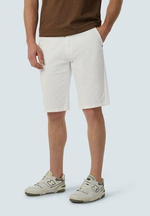 WITH STRETCH AND ZIPPER CLOSURE - Shorts - white