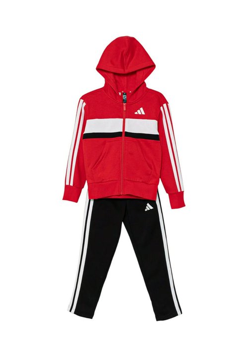 adidas J 3S TIB FL TS SET - Chándal - dark red — photo 2