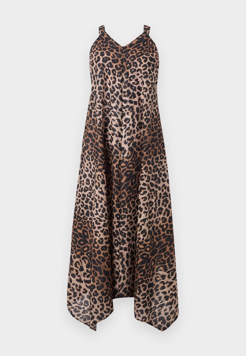 AllSaints Jurk gemêleerd bruin AllSaints Jurk gemêleerd bruin