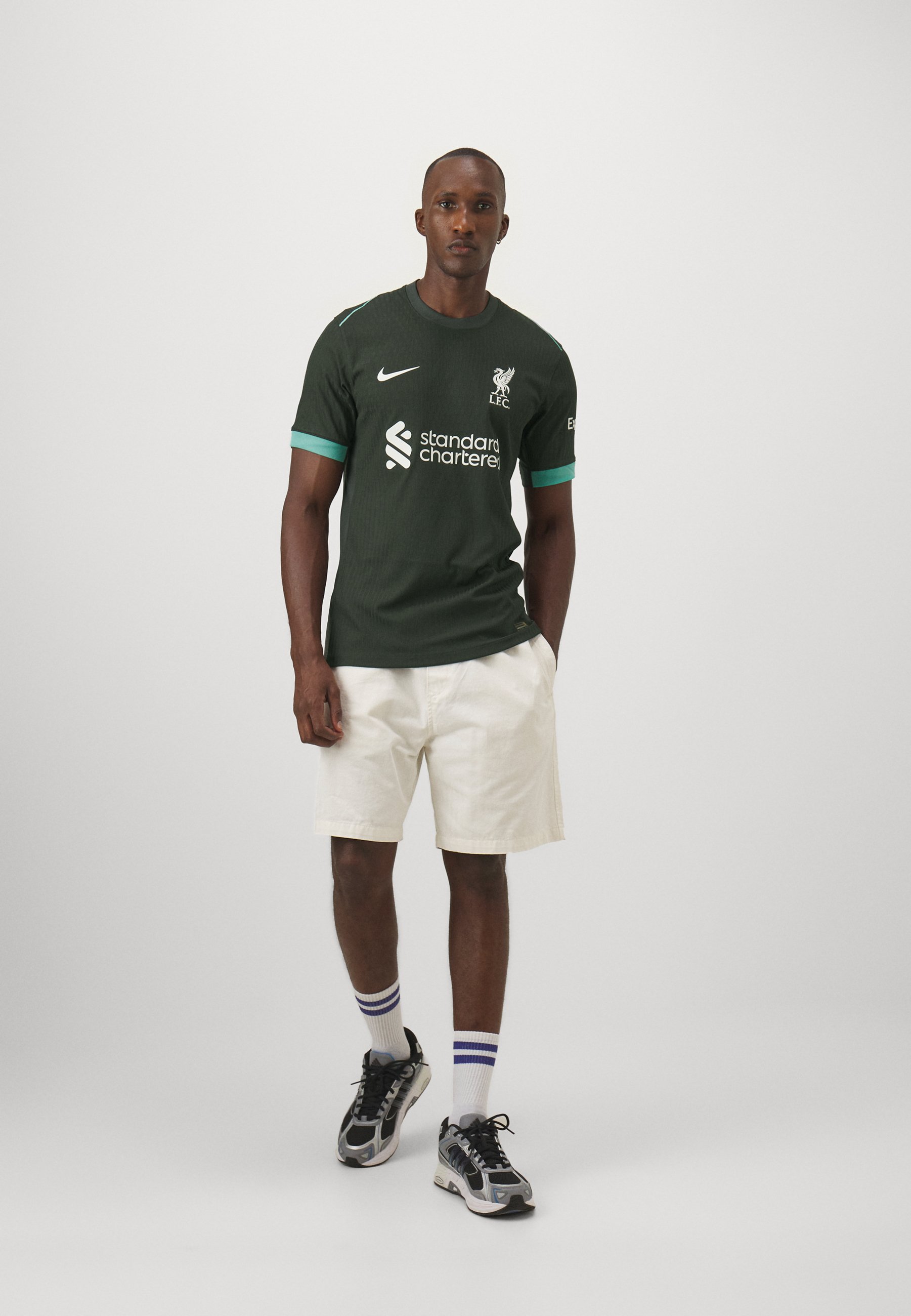 Nike Performance LIVERPOOL FC NIKE ADV JERSEY SHORT SLEEVES MATCH AWAY -  Squadra - night forest/anthracite/washed teal/sail/verde scuro - Zalando.it