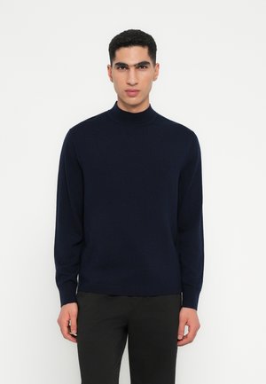 MOCK NECK - Striktrøje - dark sapphire
