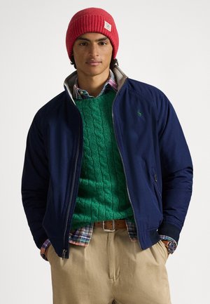 THE PORTAGE RAGLAN-SLEEVE JACKET - Bomber-jakk - newport navy/oatmeal