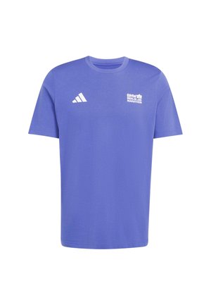 adidas Performance, BER26 MAP TEE - T-shirts print - dual indigo