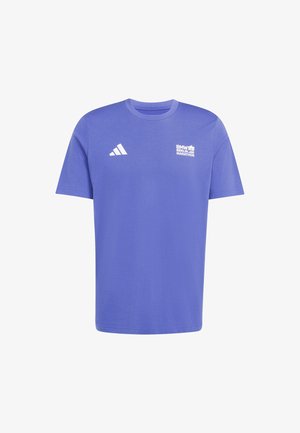 adidas Performance, BER26 MAP TEE - T-shirts print - dual indigo