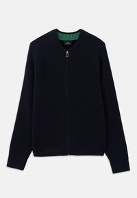 MENS CARDIGAN ZIP THRU - Gilet - blue