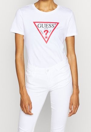 Print T-shirt - white