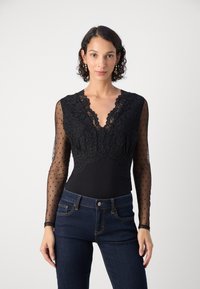 Morgan TIRIVA - Langarmshirt - noir